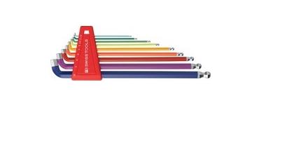 瑞士PB Swiss Tools  L型彩色球頭100°彎角內(nèi)六角 PB 2212.LH-10 RB